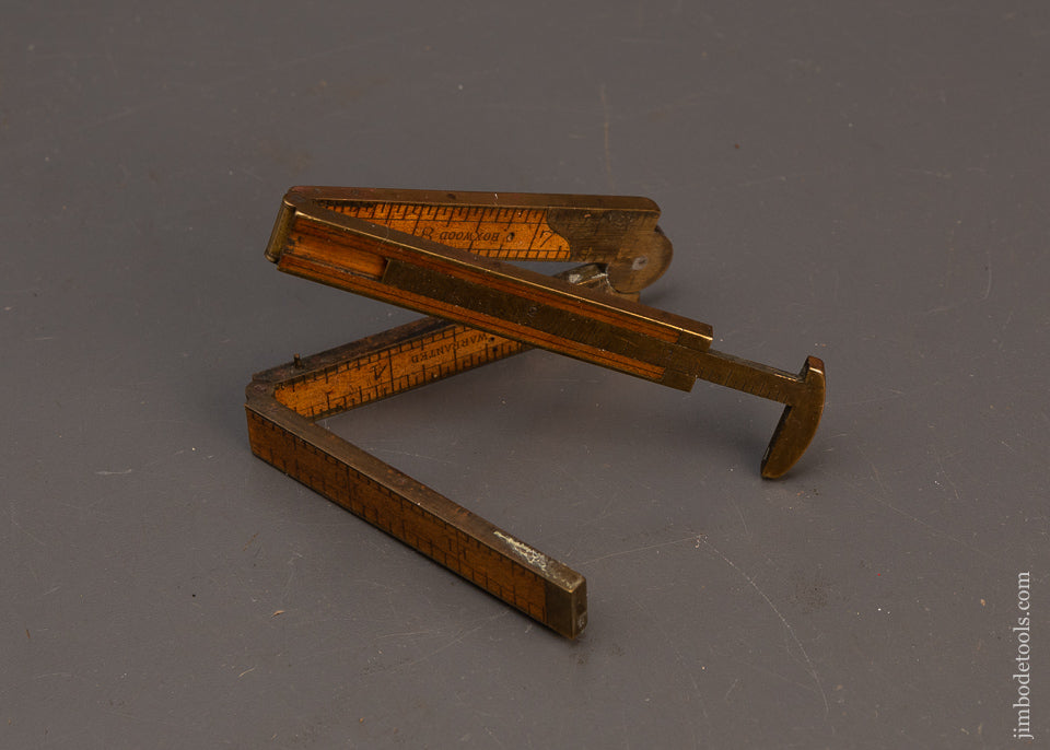 Good STANLEY No. 32 1/2 Boxwood Folding Caliper Rule - 118838