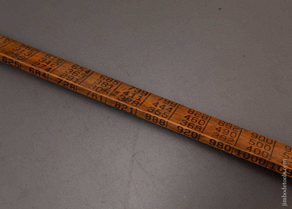 Excellent LUFKIN 42 Inch Scribner Scale Lumber Stick - 118840