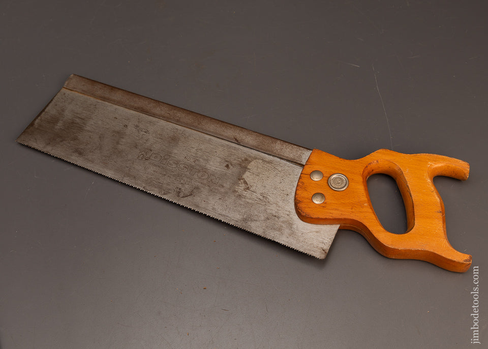 Excellent-User-Straight-&-Sharp-DISSTON-No.-4-Back-Saw-118880