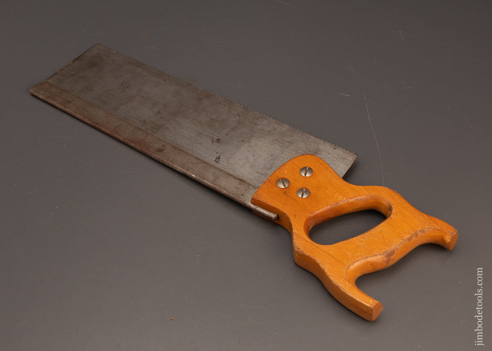 Excellent-User-Straight-&-Sharp-DISSTON-No.-4-Back-Saw-118880