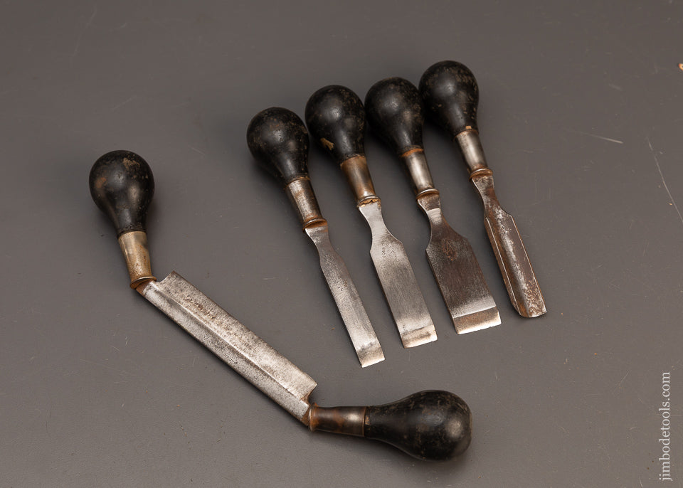 Fine-C.E.-JENNINGS-4-Inch-Draw-Knife-&-Chisel-Set-118900