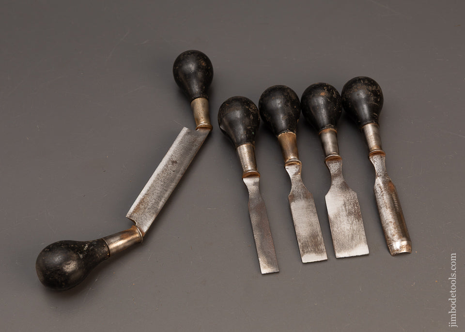 Fine-C.E.-JENNINGS-4-Inch-Draw-Knife-&-Chisel-Set-118900