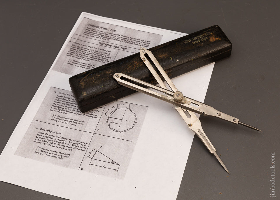 Mint-in-Box-Claus-Leninger-German-Silver-Proportional-Dividers-8-Inch-118903