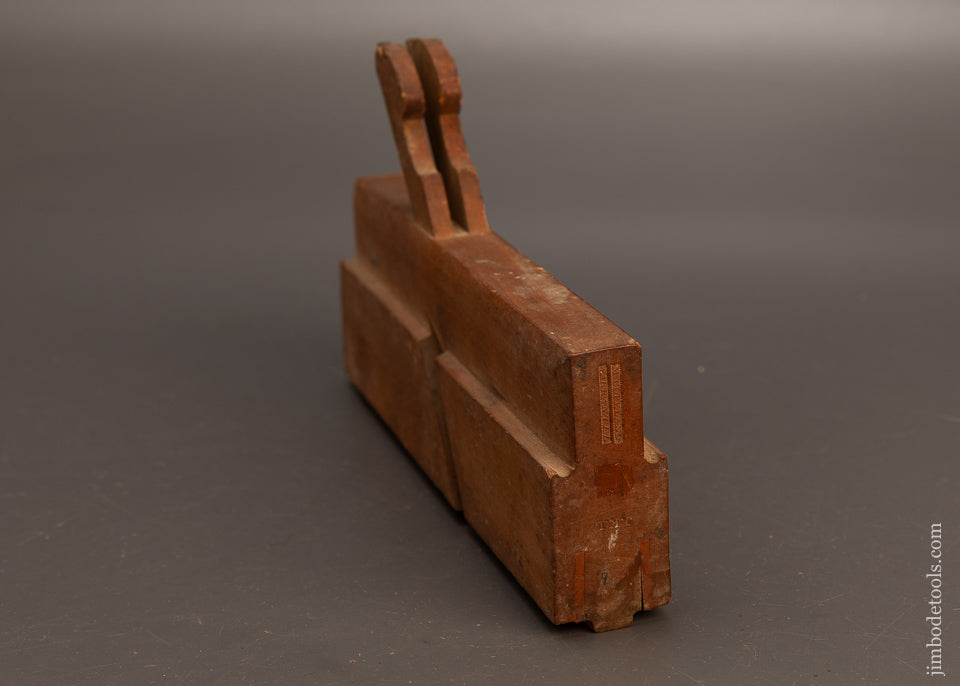 Fine-3/16-Inch-Double-Iron-Double-Side-Bead-Moulding-Plane-by-M.-COPELAND-118933
