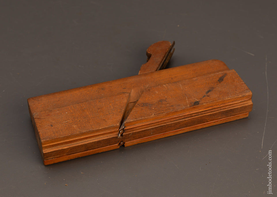 Fine-3/16-Inch-Double-Iron-Double-Side-Bead-Moulding-Plane-by-M.-COPELAND-118933