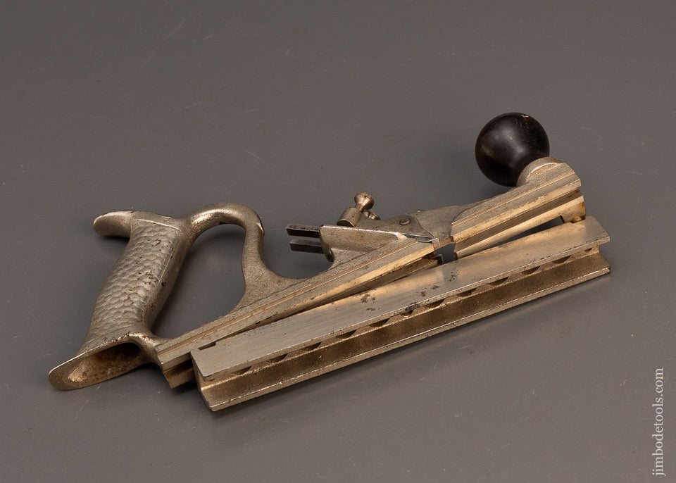 Fine-STANLEY-No.-49-Tongue-&-Groove-Plane-with-Swing-Fence-118979