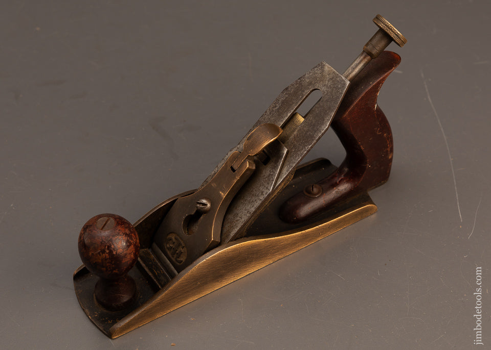 Rare-Solid-Brass-Smooth-Plane-by-GTL-119003