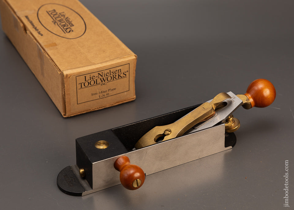 Discontinued-LIE-NIELSEN-No.-9-Miter-Plane-Mint-in-Box-119008