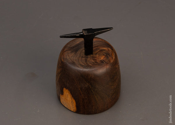 Watch-Maker’s-Anvil-on-Lignum-Vitae-Stump-119009