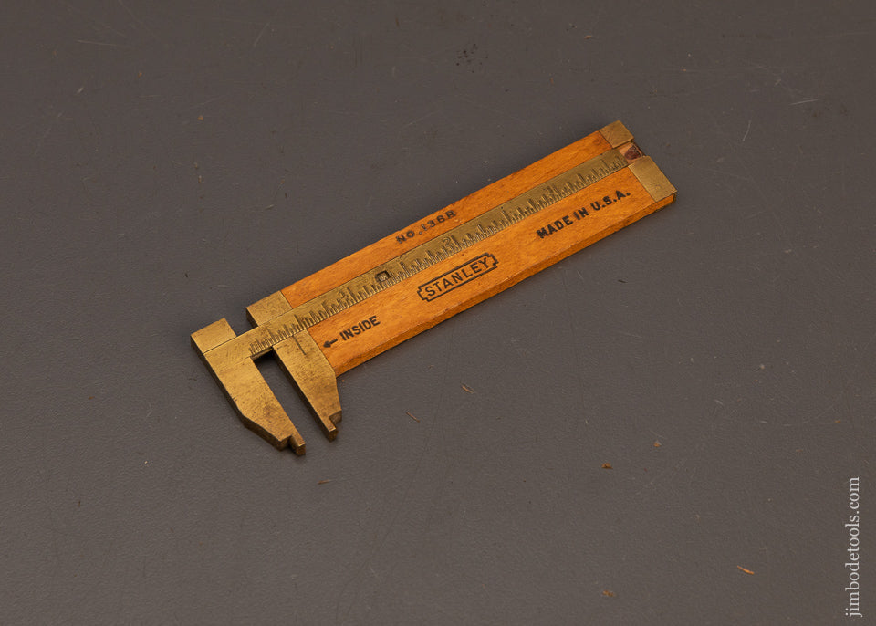 Mint-STANLEY-No.-136R-Boxwood-Caliper-Rule-119011