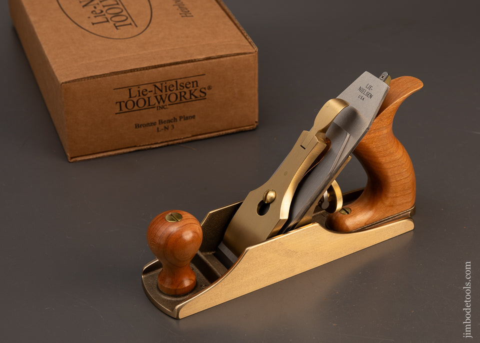 Unavailable-BRONZE-LIE-NIELSEN-No.-3-Smooth-Plane-Mint-in-Box-119021
