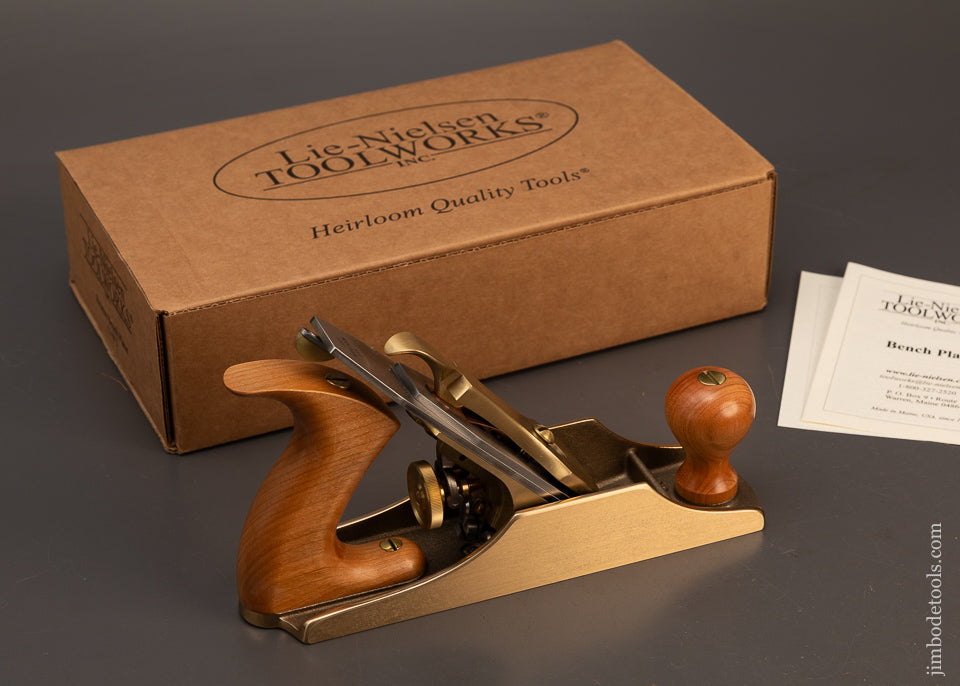 Unavailable-BRONZE-LIE-NIELSEN-No.-3-Smooth-Plane-Mint-in-Box-119021