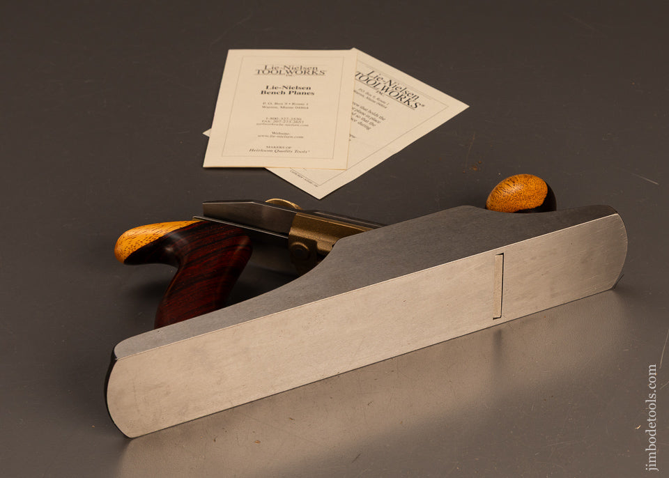Rare-Rosewood-Handled-LIE-NIELSEN-No.-5-1/4-Junior-Jack-Plane-Mint-in-Box-119023 - AS OF MAR 14