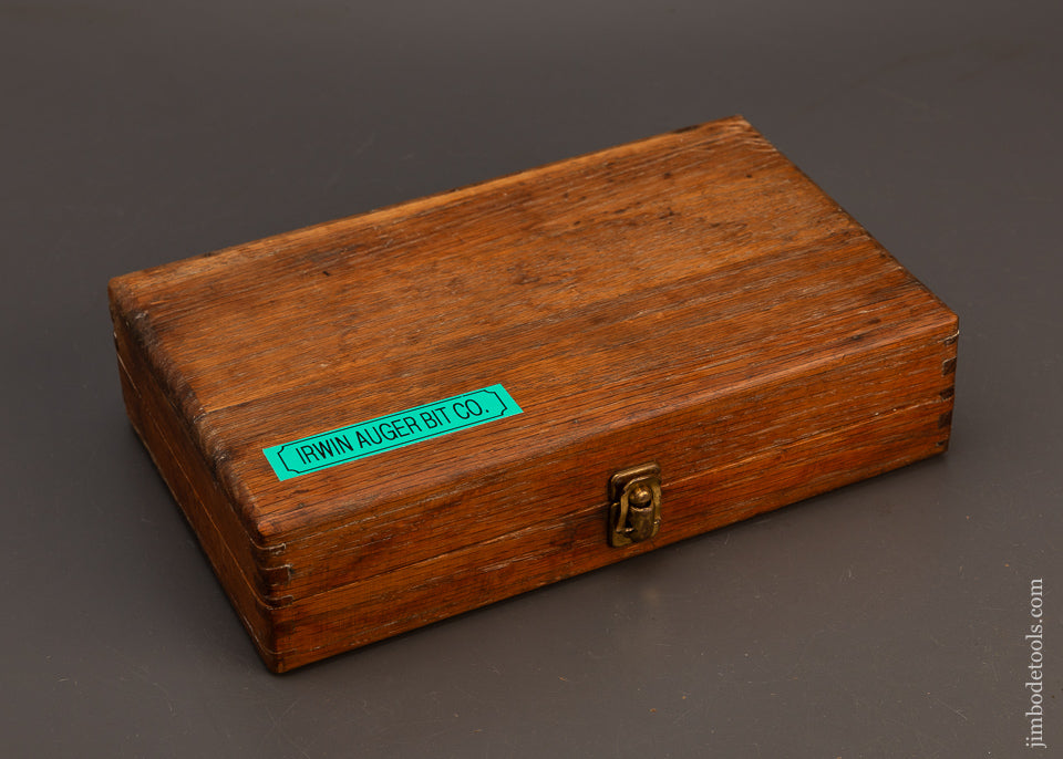 Near-Mint-Complete-Set-of-IRWIN-Auger-Bits-in-Original-Box-119028