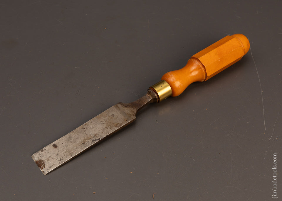 Stunning-HERRING-BROS.-Boxwood-Handled-Chisel-119041