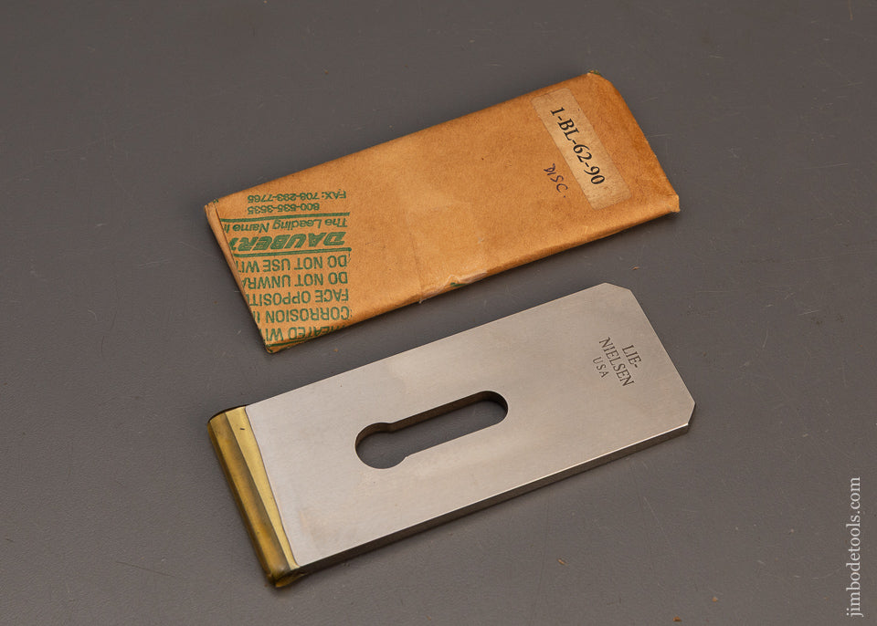 LIE-NIELSEN-Spare-Plane-Iron-for-No.-62-Low-Angle-Jack-Plane-90°-119087