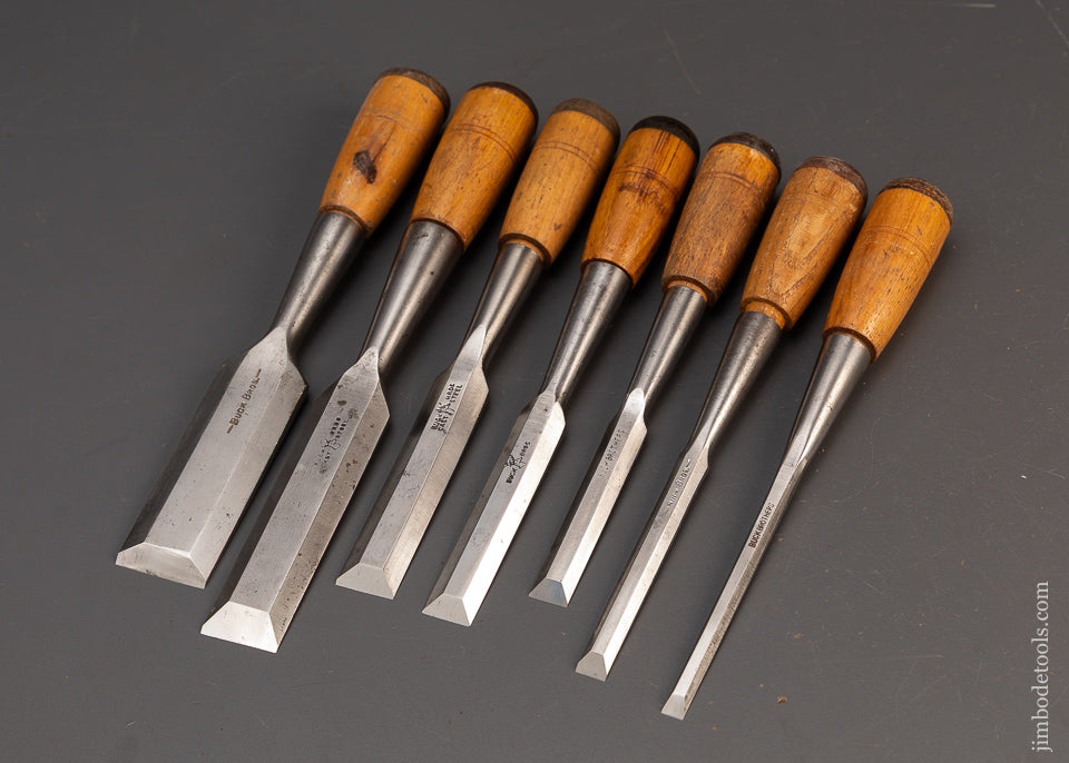 Extra-Fine-Early-Set-of-7-BUCK-BROS.-Bench-Chisels-119092