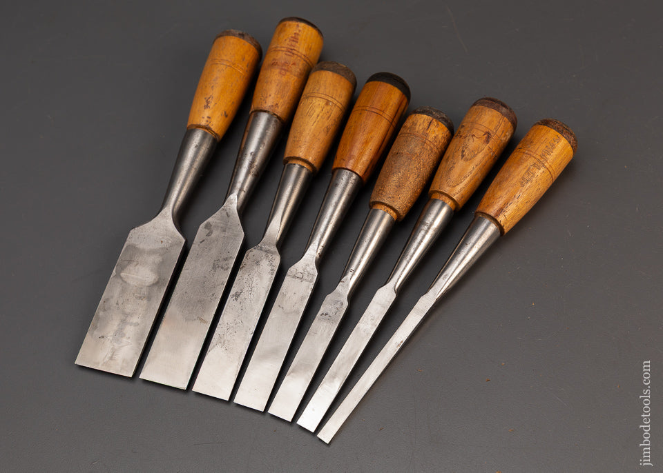 Chisel Minus Extra Fine Early Set of 7 BUCK BROS. Bench Chisels - 119092 – Jim Bode ...
