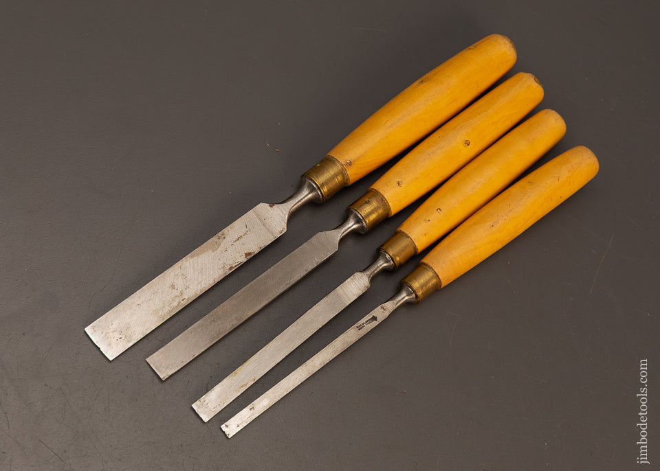 Fine-Set-of-4-MARPLES-Boxwood-Handled-Bevel-Edge-Chisels-119126