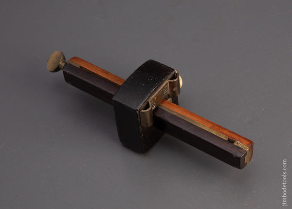 Stunning-Rosewood-Mortise-Gauge-with-TRAUT-PATENT-Face-Plate-119135