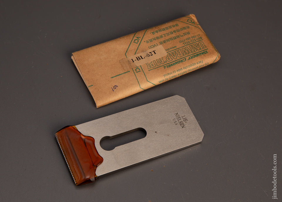 Toothing-Iron-for-LIE-NIELSEN-No.-62-Low-Angle-Jack-Plane-Mint-in-Wrapper-119146