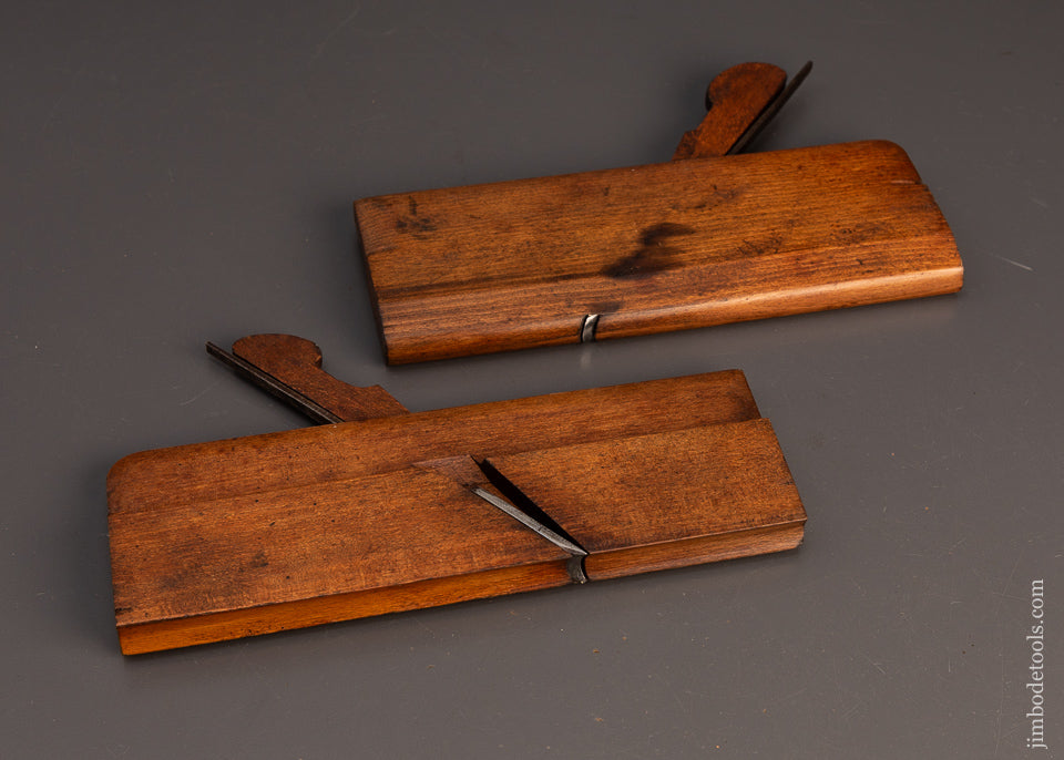 Fine-Matched-Pair-of-No.-8-Hollow-&-Round-Moulding-Planes-by-BARRY-&-WAY-N.-YORK-119152