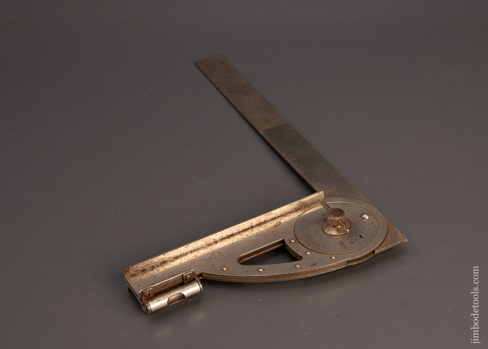 Rare-&-Fine-GAGNON-&-HAWTHORNE-PATENT-Combination-Square-&-Protractor-119167