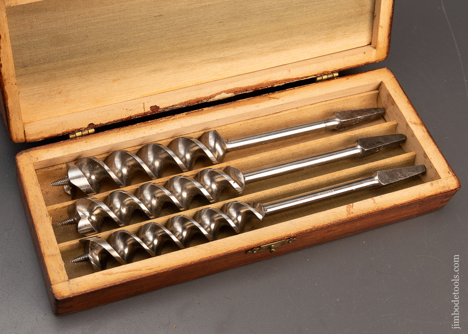 Extra-Fine-Complete-Boxed-Set-of-RUSSELL-JENNINGS-Auger-Bits-119174