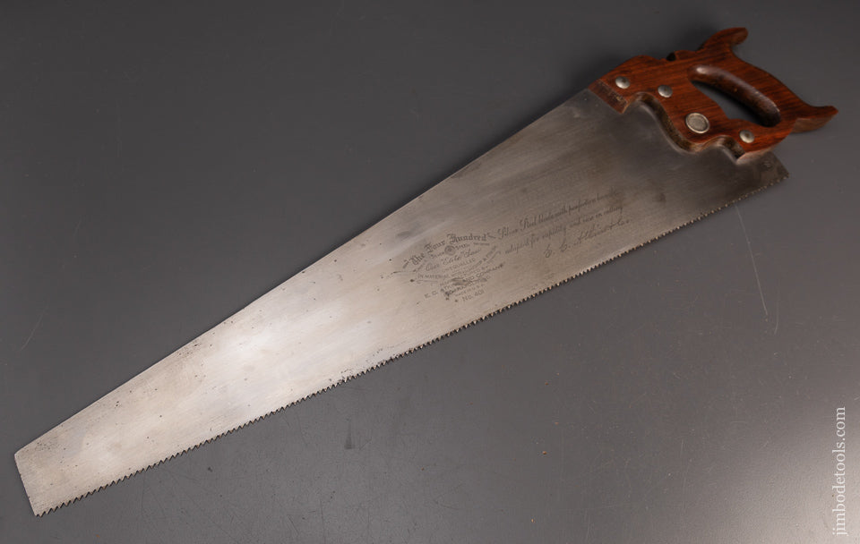 Premium-Extra-Fine-ATKINS-No.-401-Rosewood-Handled-Hand-Saw-119192H