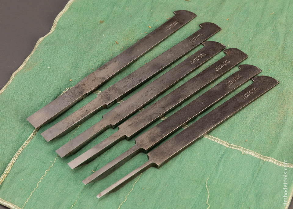 Extra-Fine-Set-of-6-GREAVES-Plow-Plane-Irons-119199