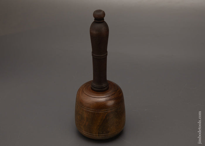 Stunning-1-Pound-8-Ounce-Fancy-Lignum-Vitae-English-Carving-Mallet-119220