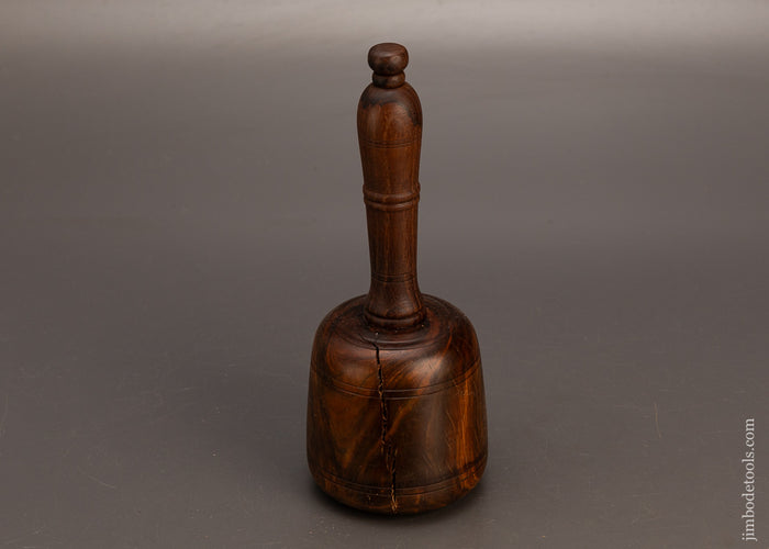 Stunning-1-Pound-13-Ounce-Fancy-Lignum-Vitae-English-Carving-Mallet-119232