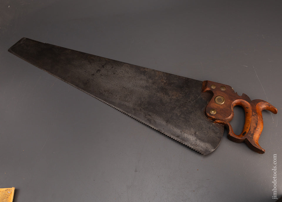 Fine-Straight-&-Sharp-DISSTON-No.-7-Rip-Hand-Saw-119242