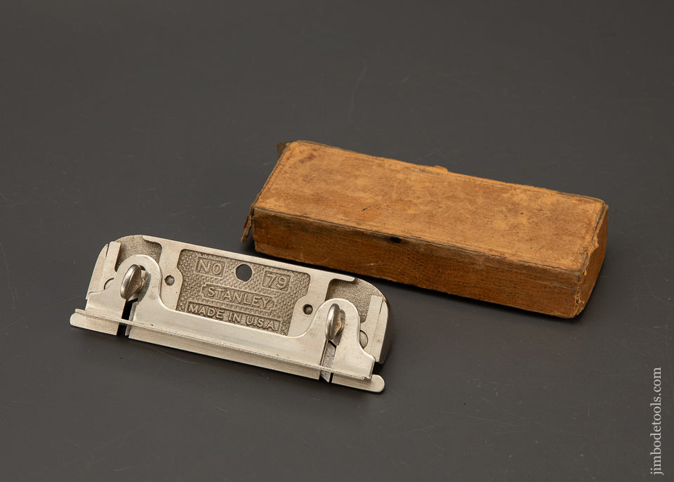 STANLEY-No.-79-Double-Side-Rabbet-Plane-with-Fence-Mint-in-Box-119256