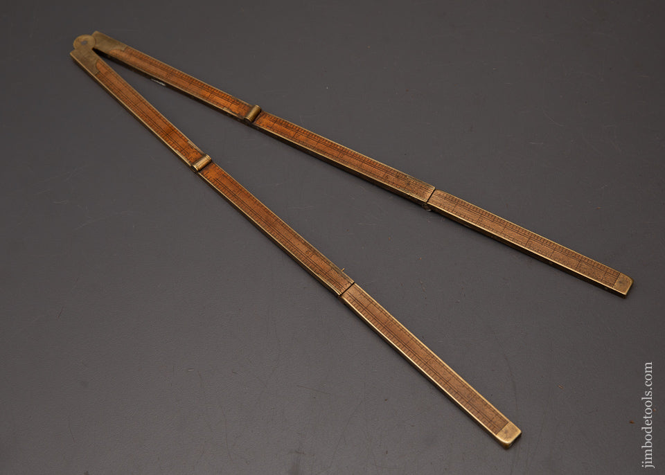 Very-Rare-STANLEY-No.-58-1/2-Full-Bound6-Fold-Boxwood-Rule-119295-AS-OF-FEB-10