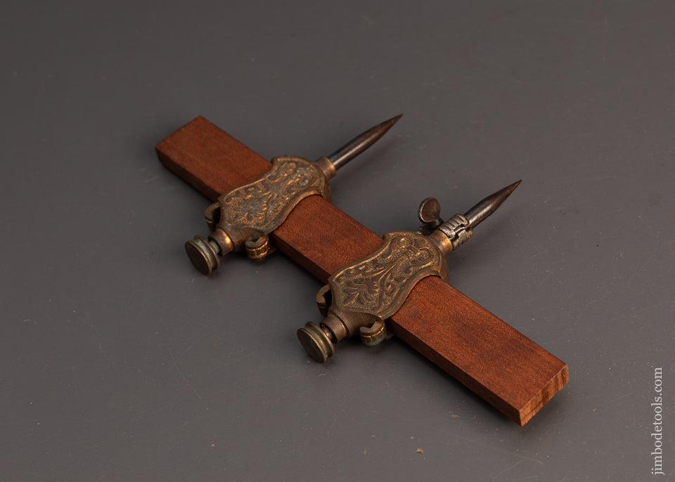 Gorgeous-Pair-of-STANLEY-No.-3-Brass-Trammel-Points-119300