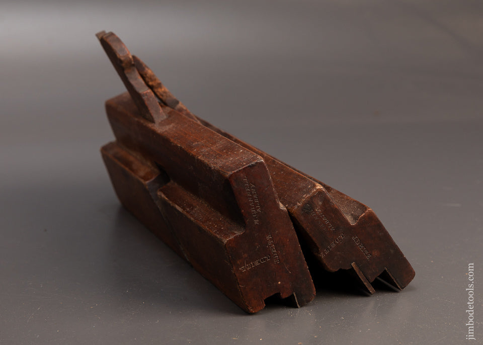 Fine-Matched-Pair-of-Tongue-&-Groove-Planes-by-M.-CRANNELL-ALBANY-(N.Y.)-119305