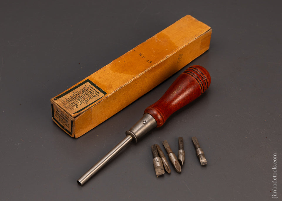 Rare-Box-STANLEY-No.-8AB-Tool-Holder-Assortment-with-All-5-Bits-119323