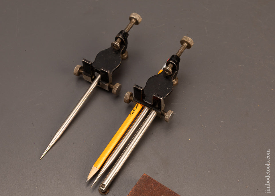 Rare-Fine-&-Complete-STANLEY-No.-6-Trammel-Point-Set-119334-AS-OF-MAR-2