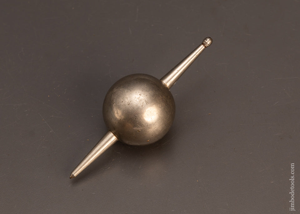 5-1/2-Inch-Nickel-Plated-Plumb-Bob-119336