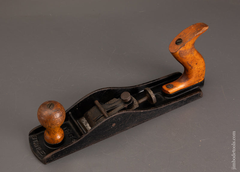 Scarce-STANLEY-No.-64-Low-Angle-Butcher-Block-Plane-119354-AS-OF-JULY-11