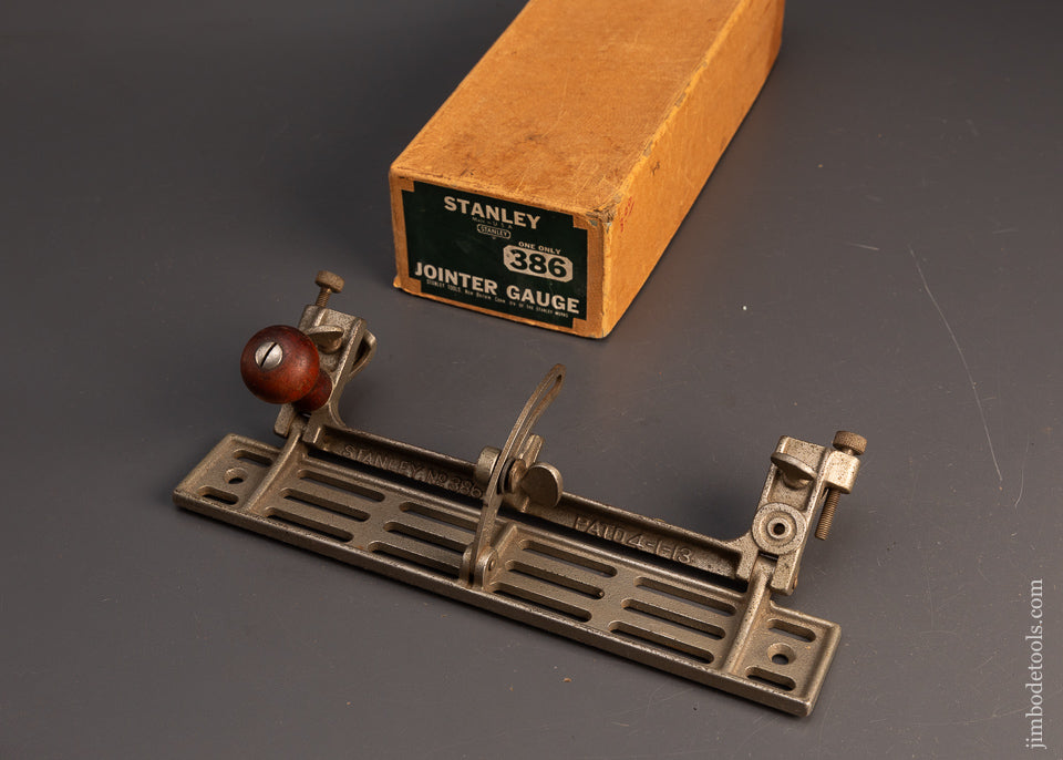 STANLEY-No.-386-Jointer-Gauge-Near-Mint-in-Box-119361