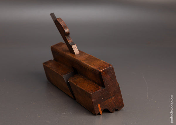 Fine-Deep-Cut-2-1/4-Inch-Bead-Ogee-Quirk-Moulding-Plane-Unmarked-119366