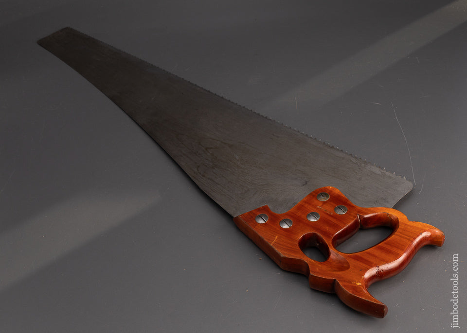 Spectacular-DISSTON-28-Inch-Thumb-Hole-D-8-Rip-Hand-Saw-119394