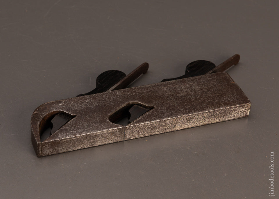Rare-SPIERS-Dual-Iron-Dovetailed-Rosewood-Infill-Rabbet-Plane-119409