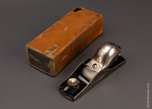 Extra-Fine-STANLEY-No.-19-Block-Plane-in-Original-Box-119425