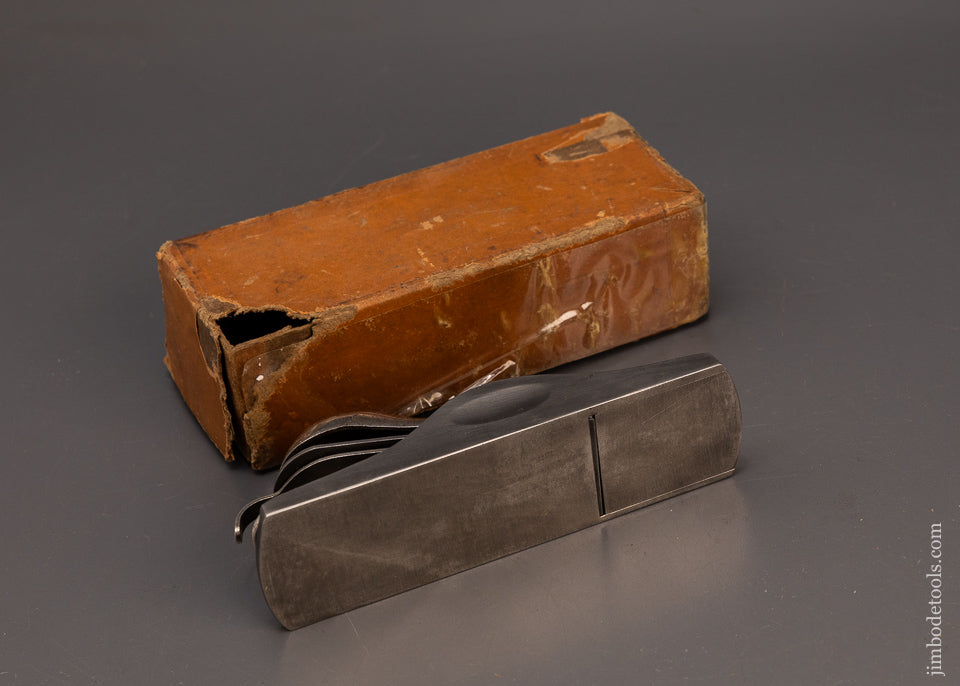 Extra-Fine-STANLEY-No.-19-Block-Plane-in-Original-Box-119425