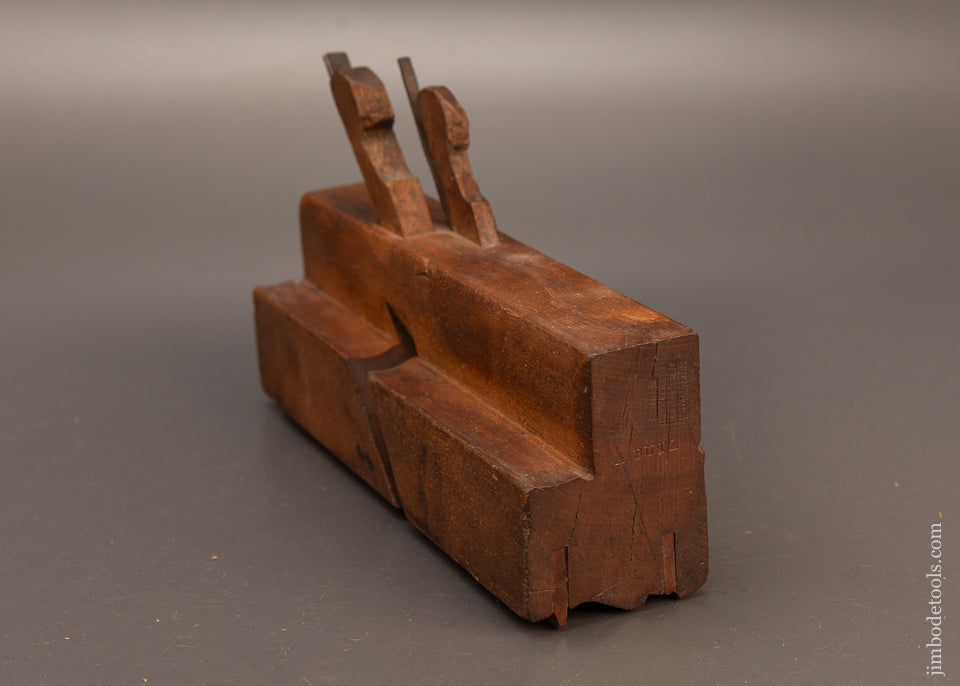 2-1/2-Inch-Wide-Double-Iron-Moulding-Plane-by-J.-COLTON-PHILA.-119433