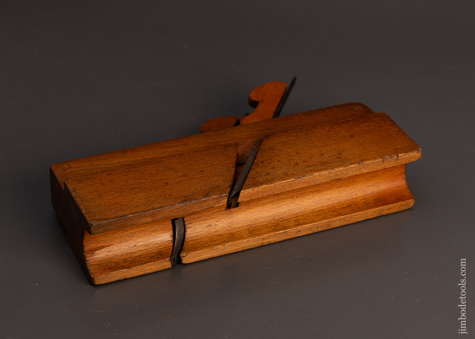 Excellent-Double-Iron-Nosing-Plane-by-UNION-FACTORY-H.-CHAPIN-GOOD+-1-1/4-Inch-119439