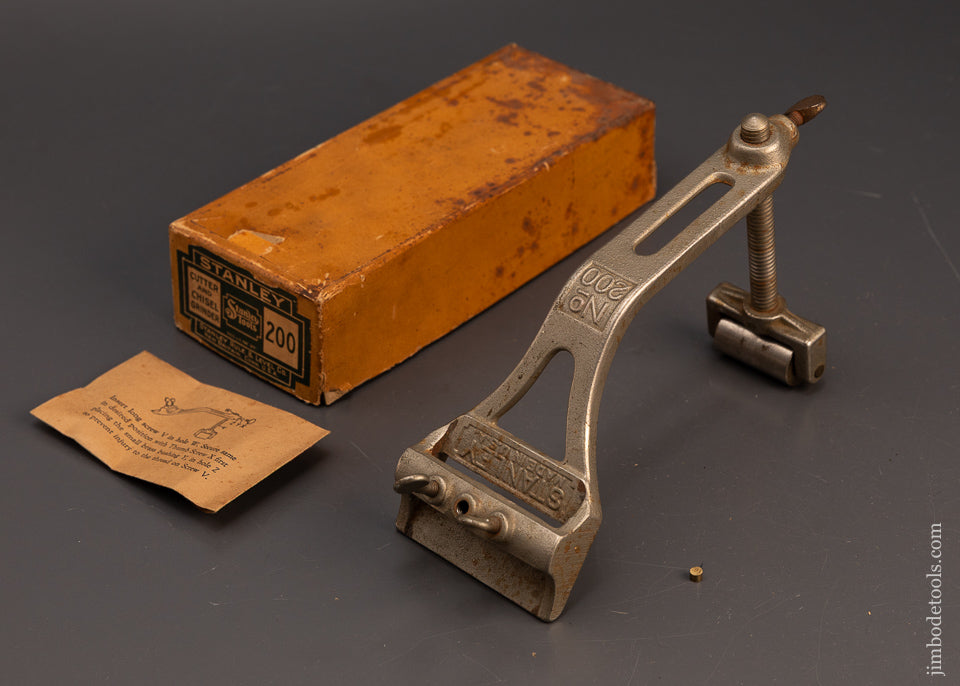 STANLEY-No.-200-Cutter-&-Chisel-Grinder-100%-Complete-in-Original-Box-119440